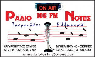 ΡΑΔΙΟ ΝΟΤΕΣ FM106